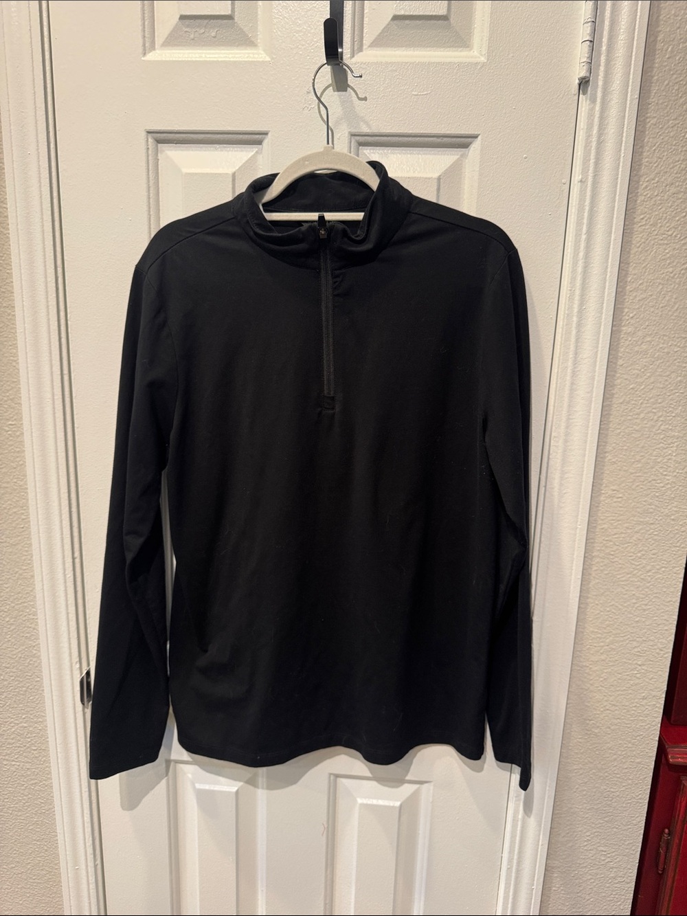 Cuts Clothing Black Men's Quarter-Zip Pullover